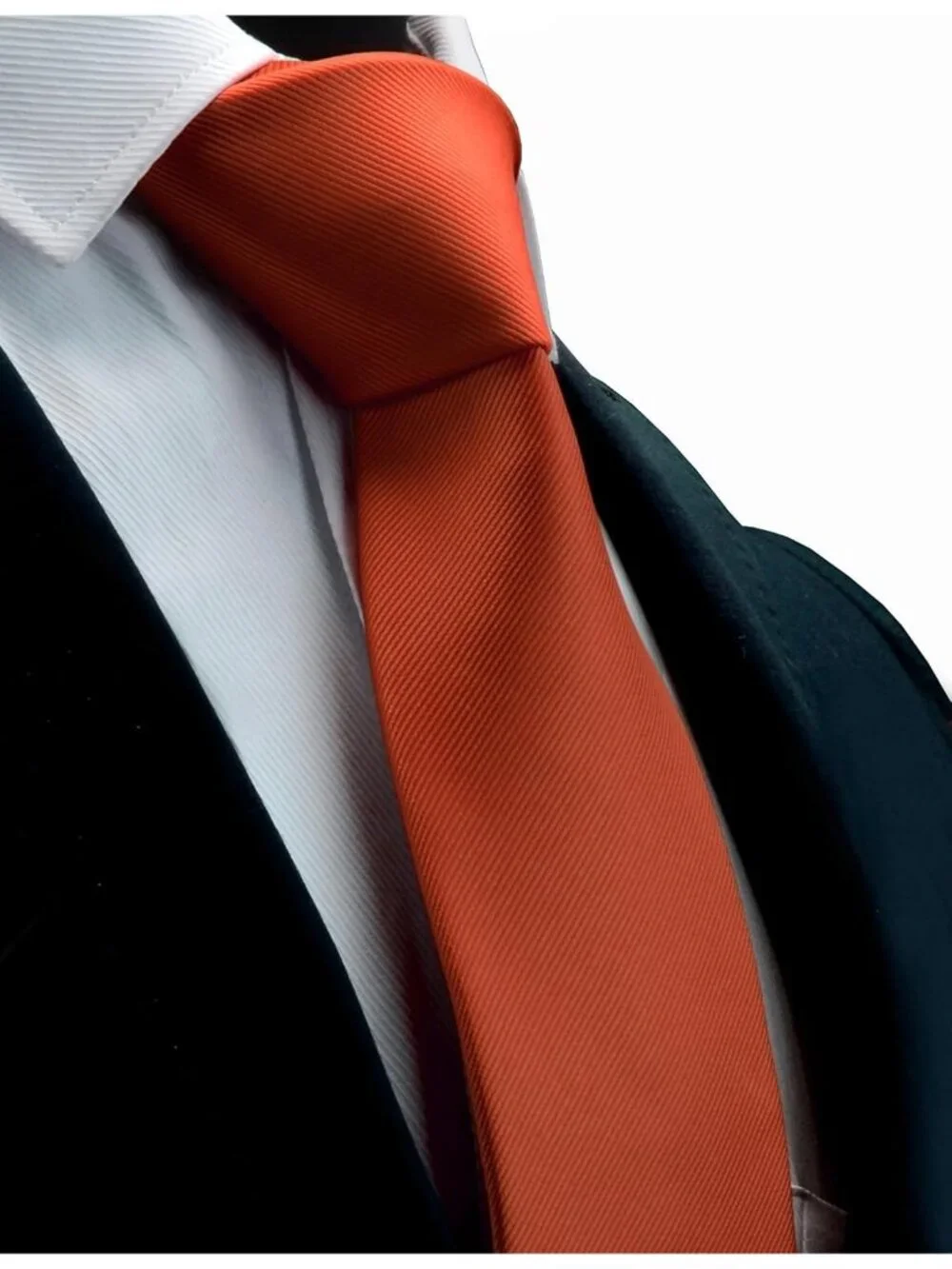 Men's Maroon Solid Twill Textured Woven Formal Silk Necktie For Wedding Dress